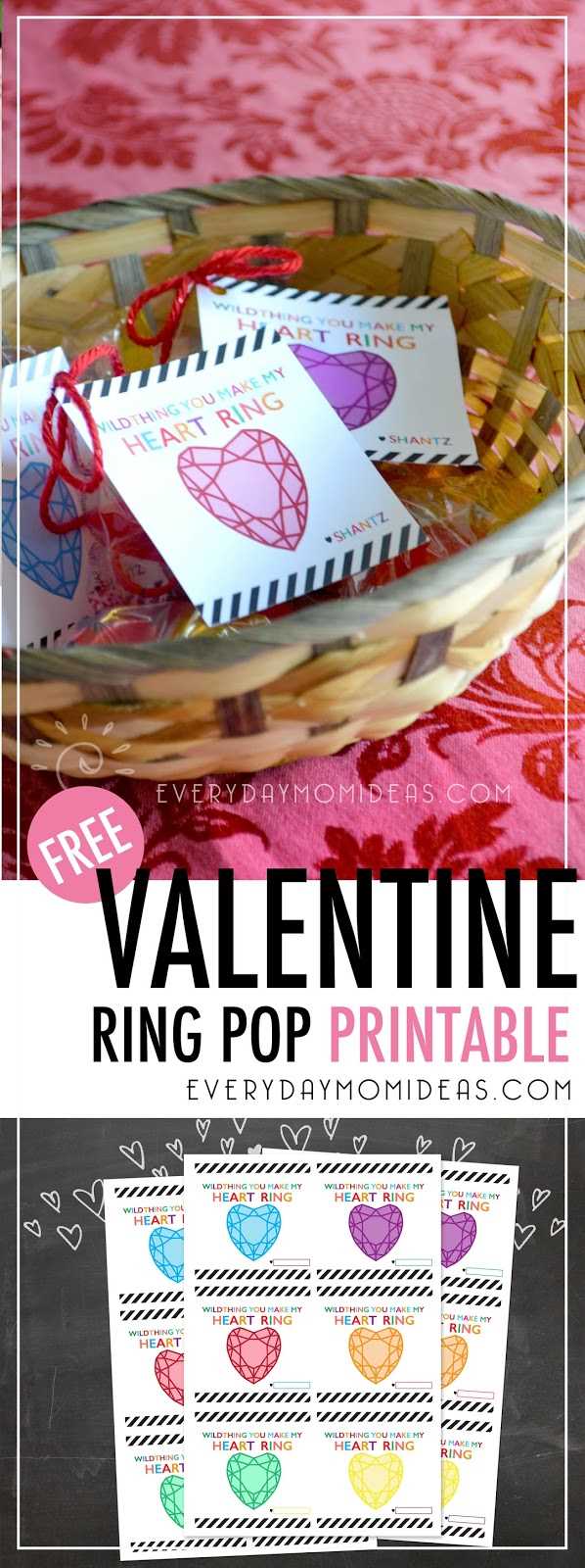 ring pop valentines printable ring pop valentines printable