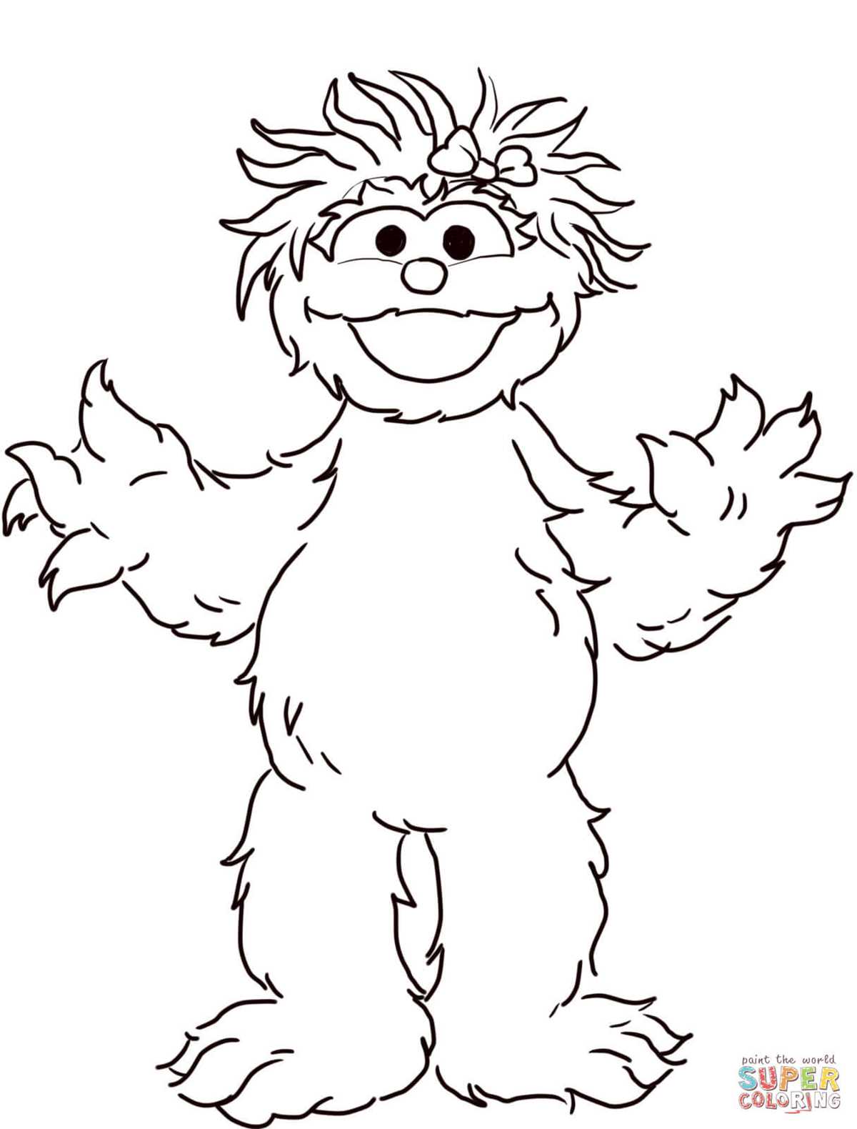 coloring pages sesame street printable