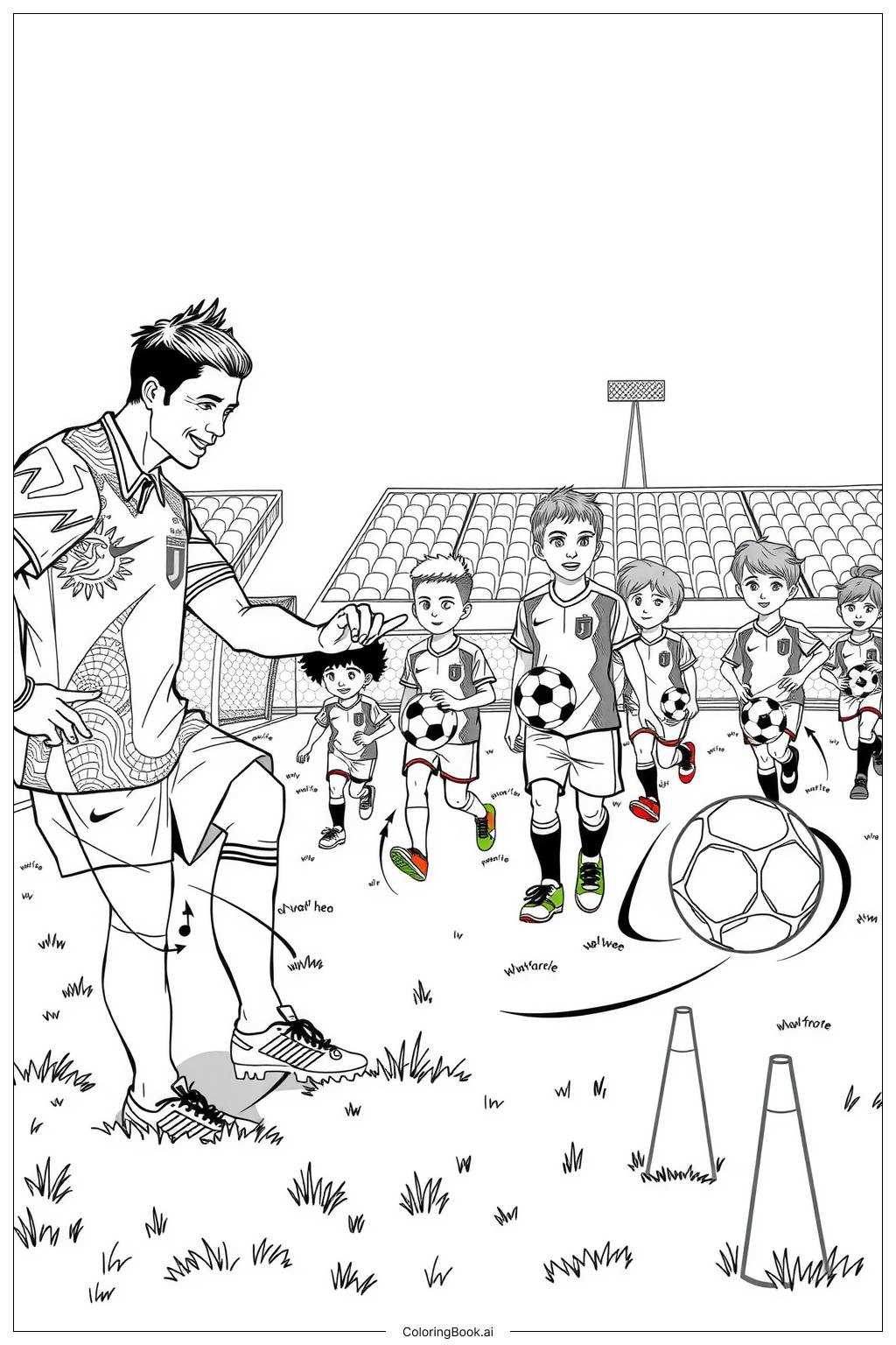 ronaldo printable coloring pages