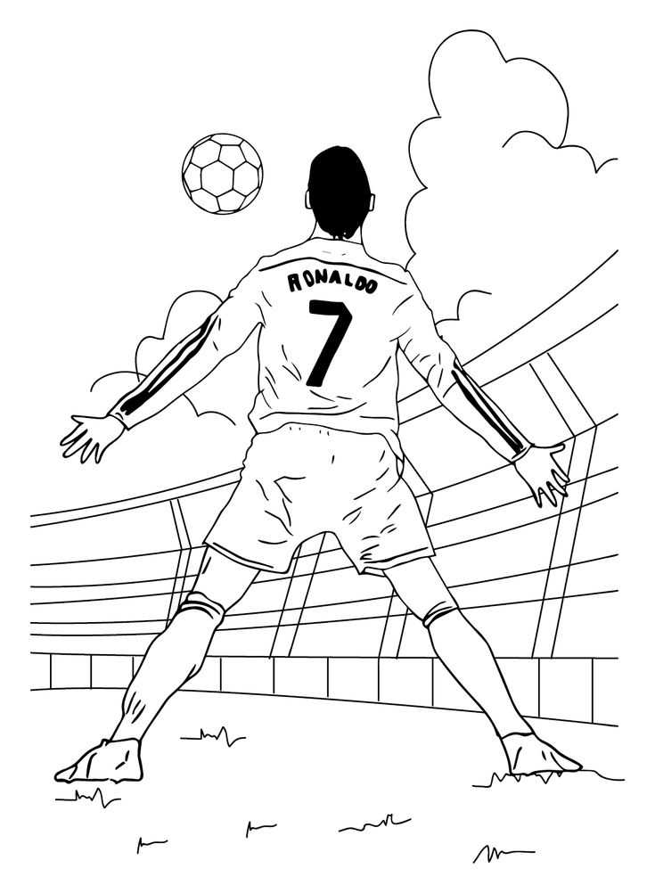 ronaldo coloring pages printable ronaldo coloring pages printable