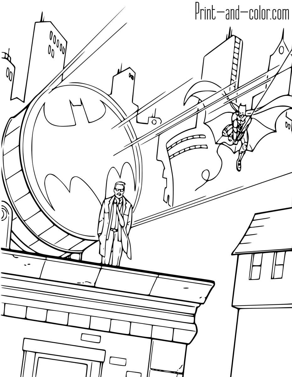 batman coloring pages printable