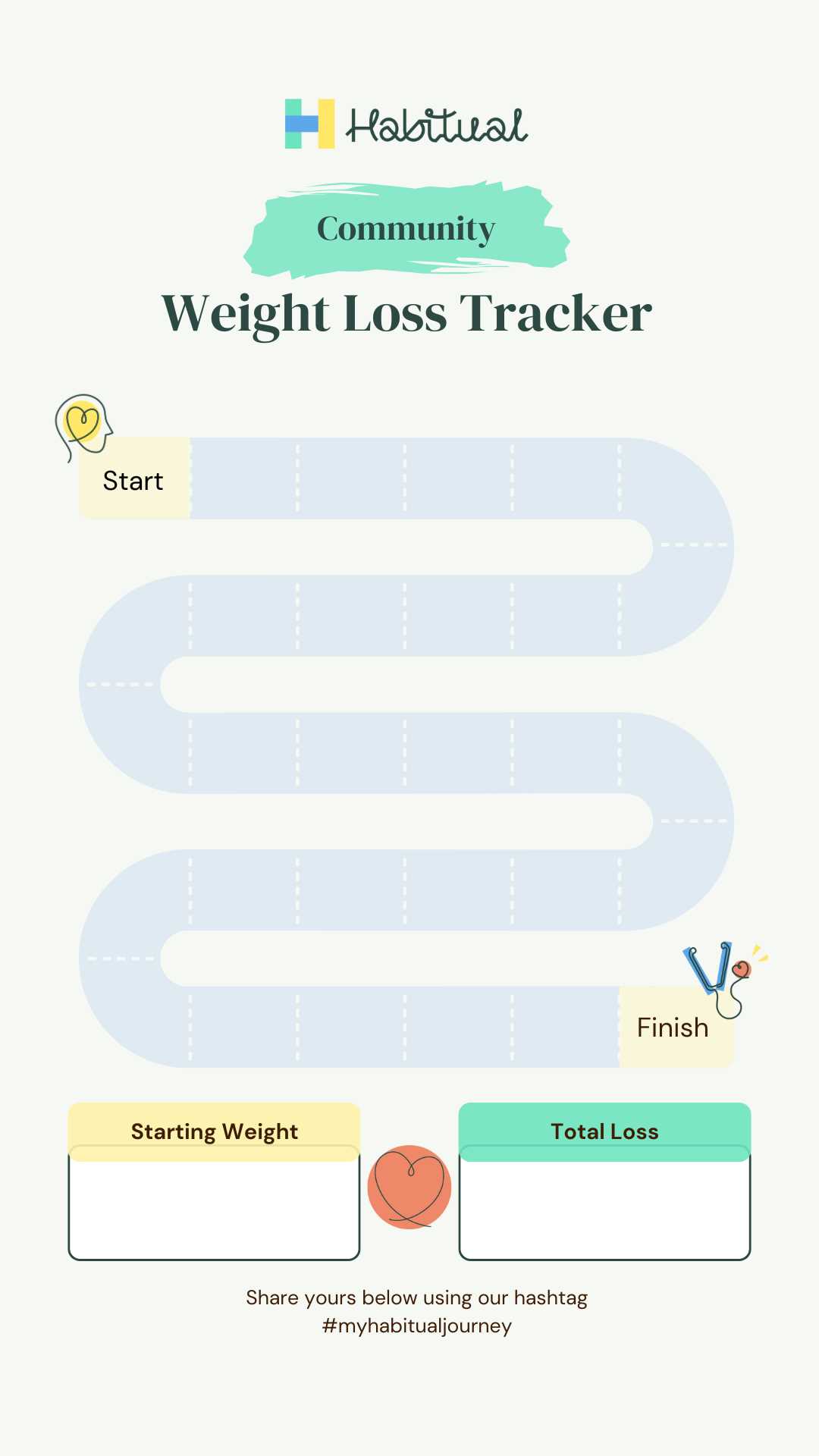 weight loss tracker printable free
