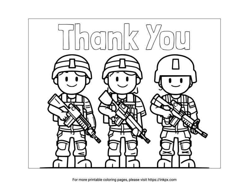thank you coloring page printable