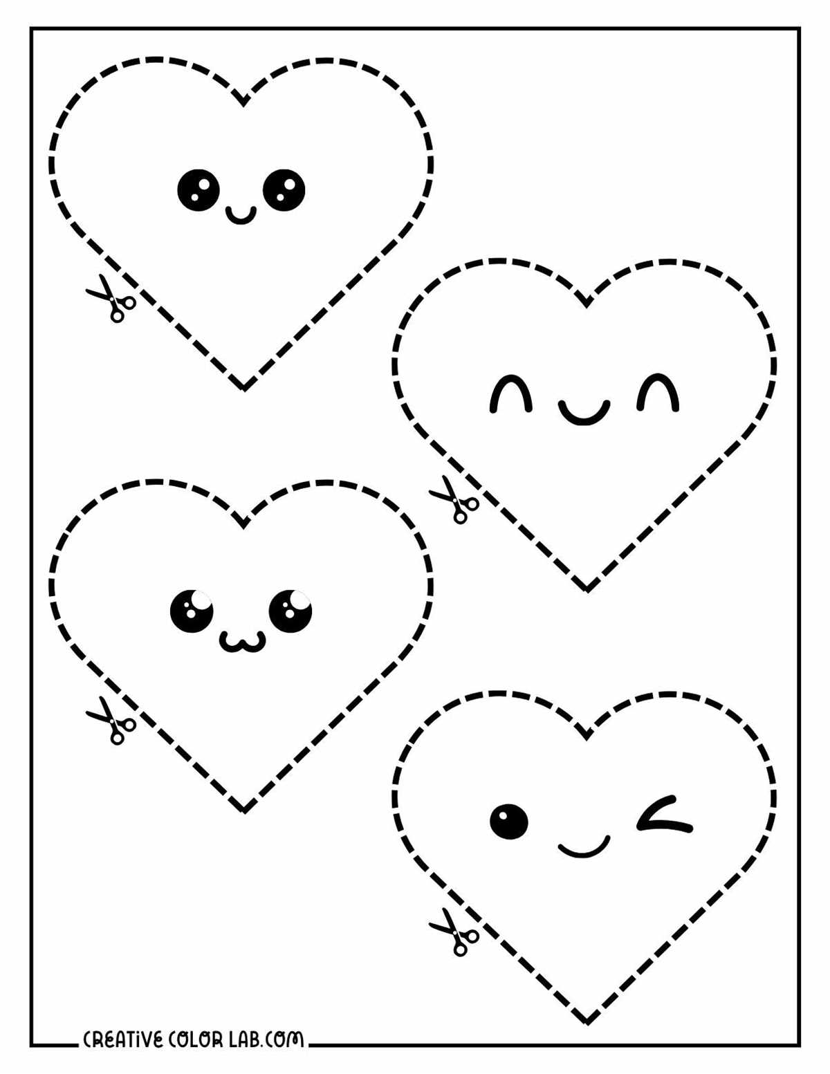valentine heart printable valentine heart printable