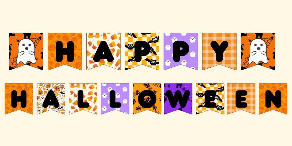 happy halloween sign printable
