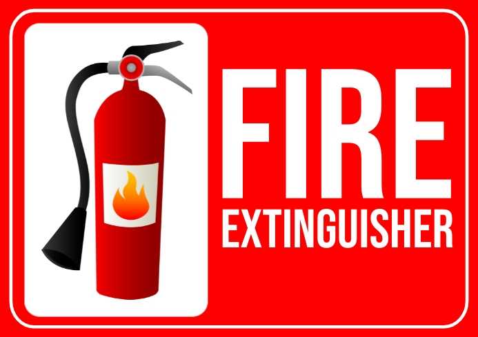 fire extinguisher sign printable fire extinguisher sign printable