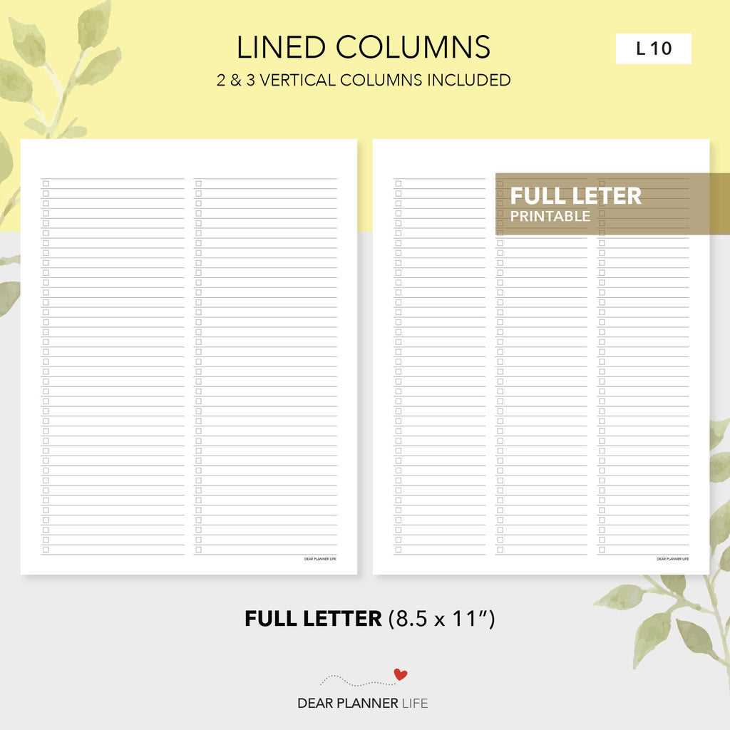 printable column paper printable column paper
