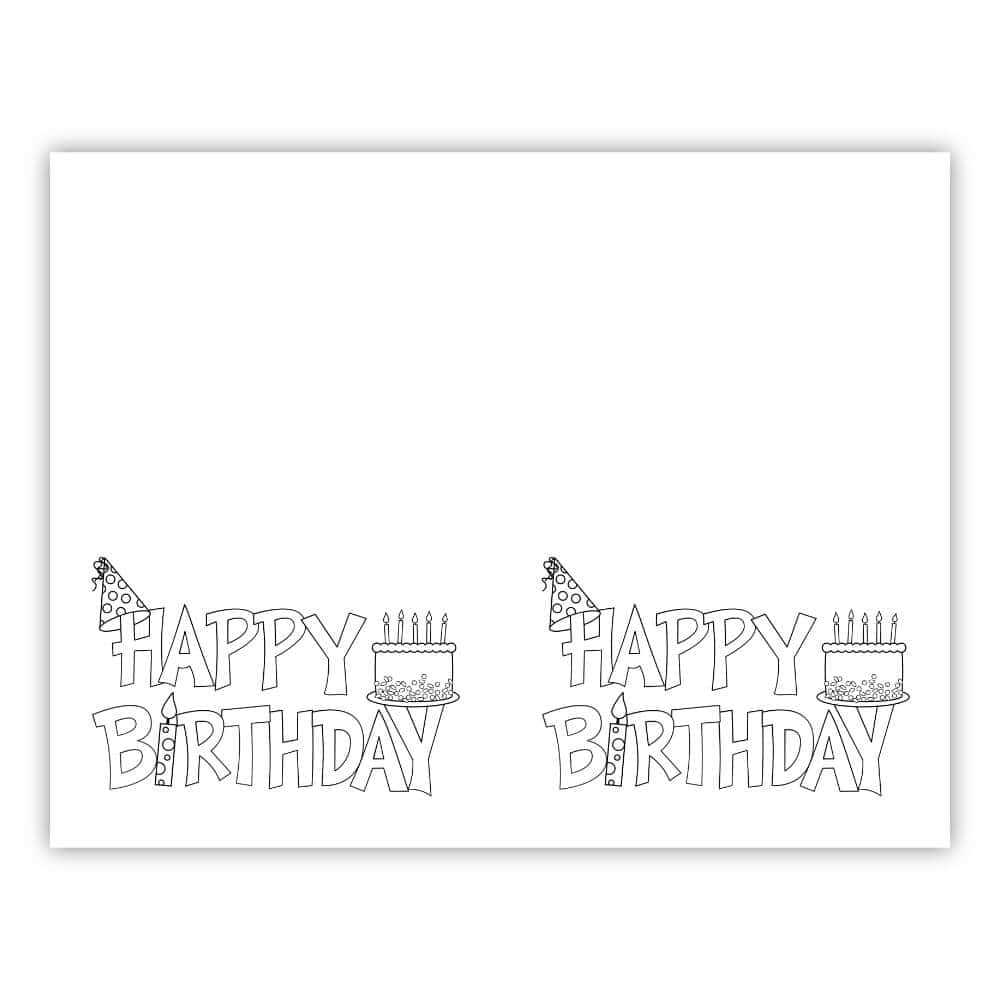 coloring birthday cards printable free coloring birthday cards printable free