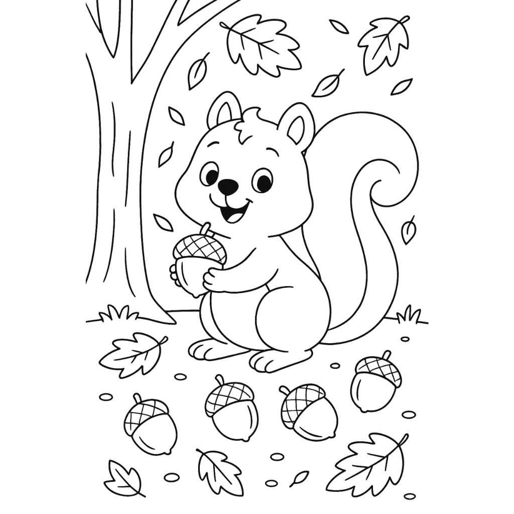 printable colouring pages autumn printable colouring pages autumn