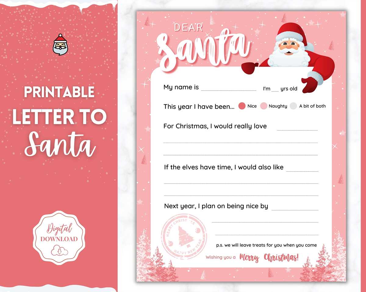 santa list printable santa list printable