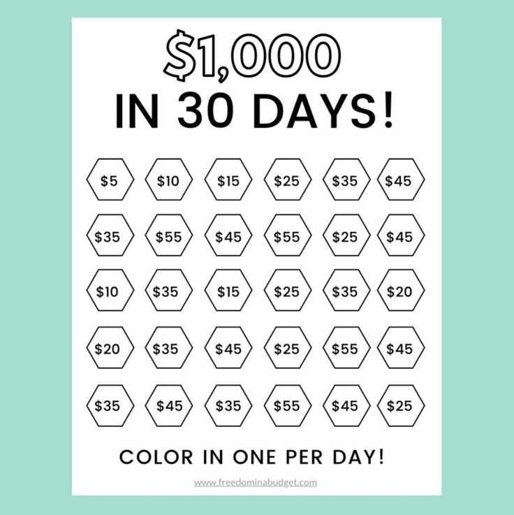 savings chart printable savings chart printable