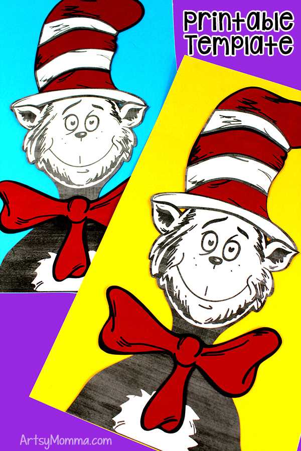 cat in the hat printable pictures