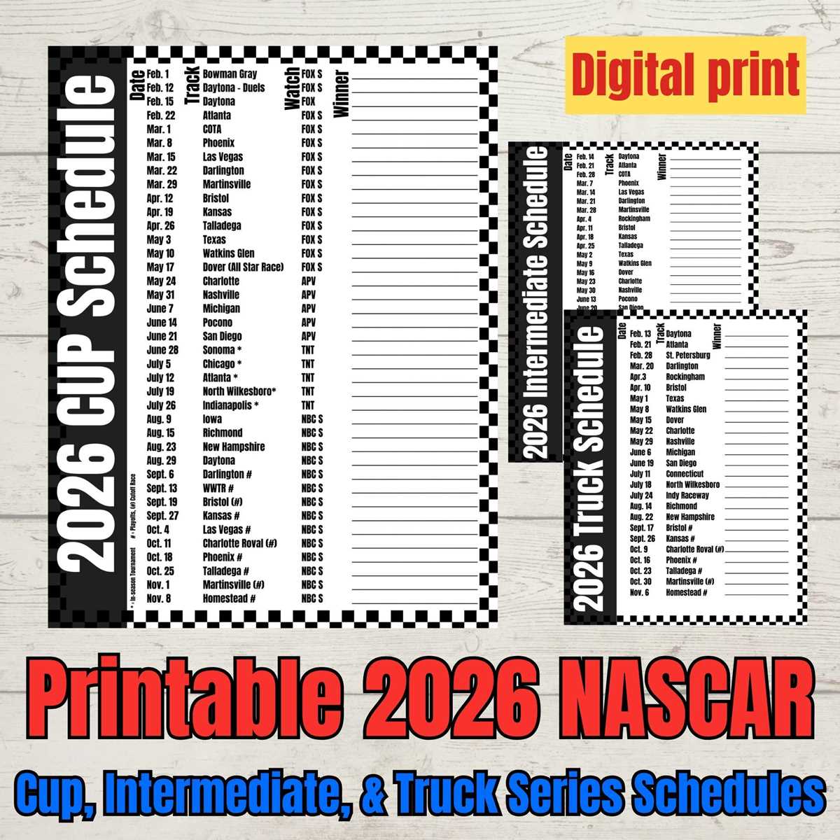 nascar bracket challenge printable nascar bracket challenge printable