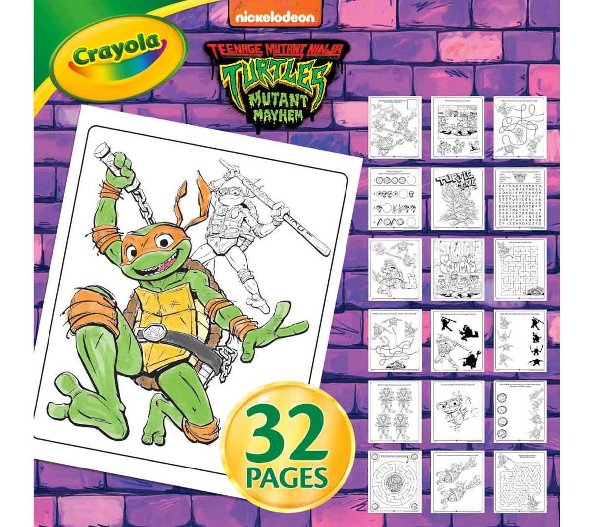 ninja turtles coloring printable