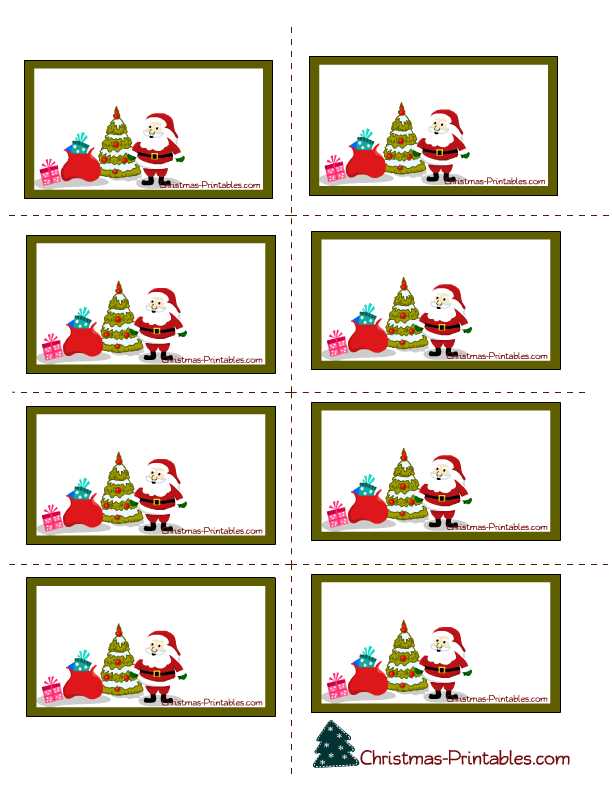 printable address labels christmas