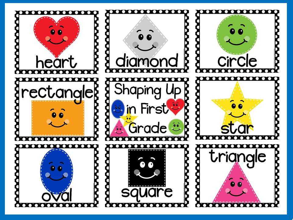 shapes poster printable