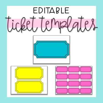 sheet of tickets printable sheet of tickets printable