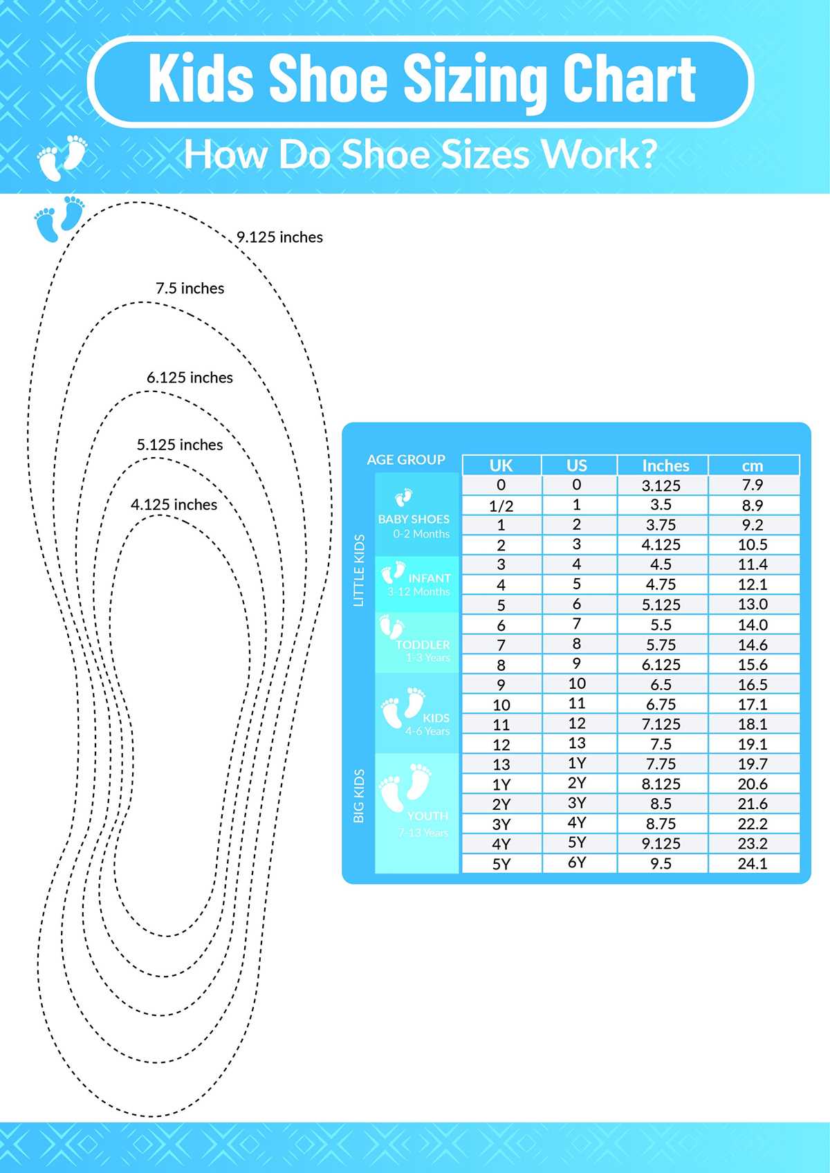 shoe size scale printable shoe size scale printable