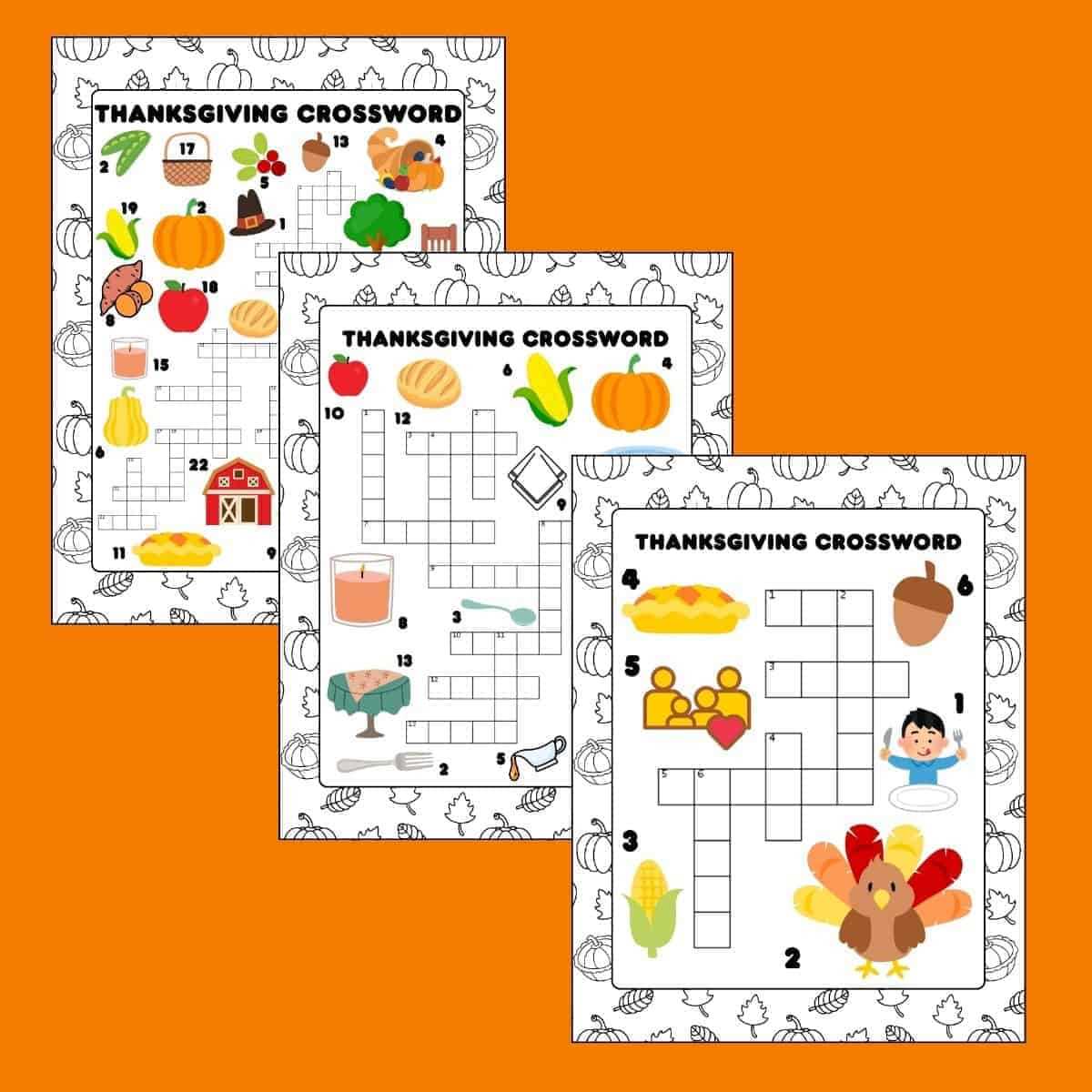 thanksgiving crossword puzzles printable thanksgiving crossword puzzles printable