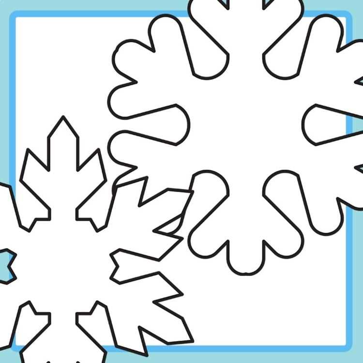 simple printable snowflake simple printable snowflake