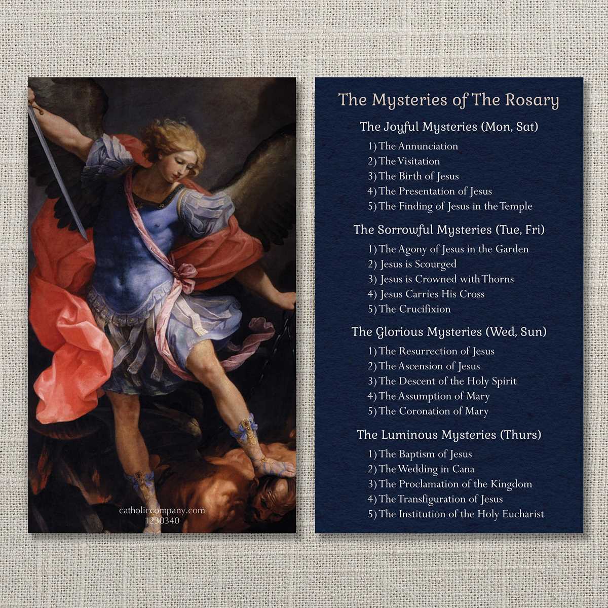 printable st michael chaplet printable st michael chaplet