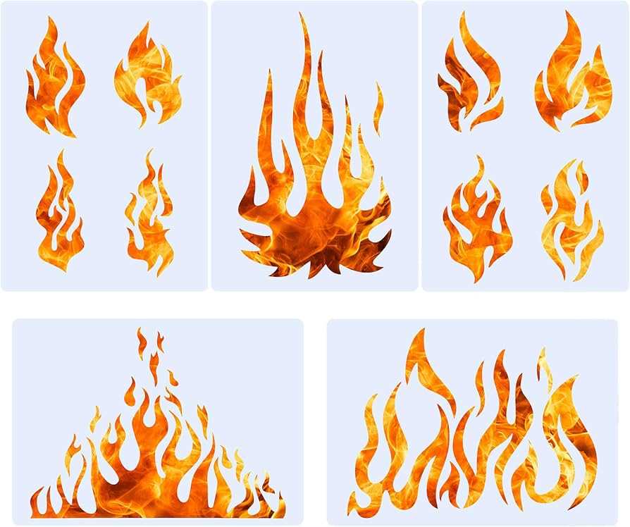 printable flame stencils
