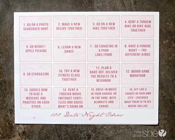 date night jar ideas printable date night jar ideas printable