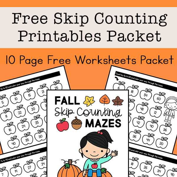 skip counting printables skip counting printables