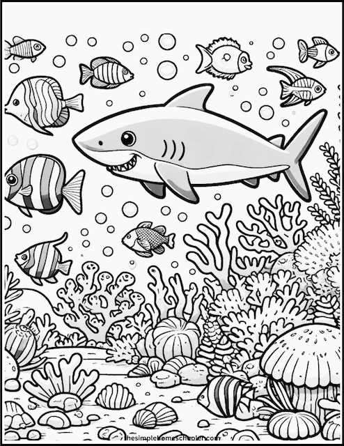 ocean coloring pages free printable