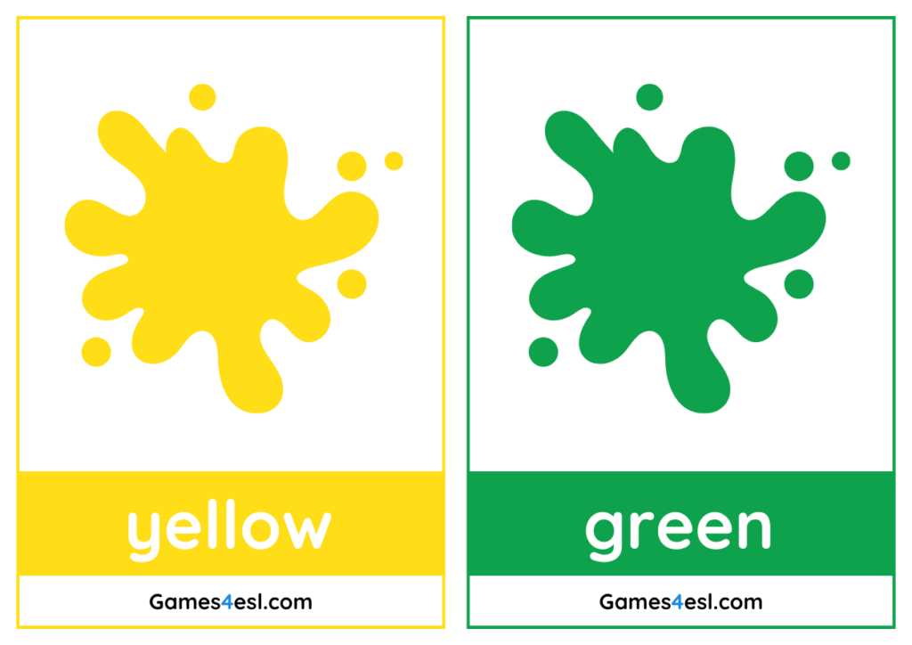 color flash cards free printable color flash cards free printable