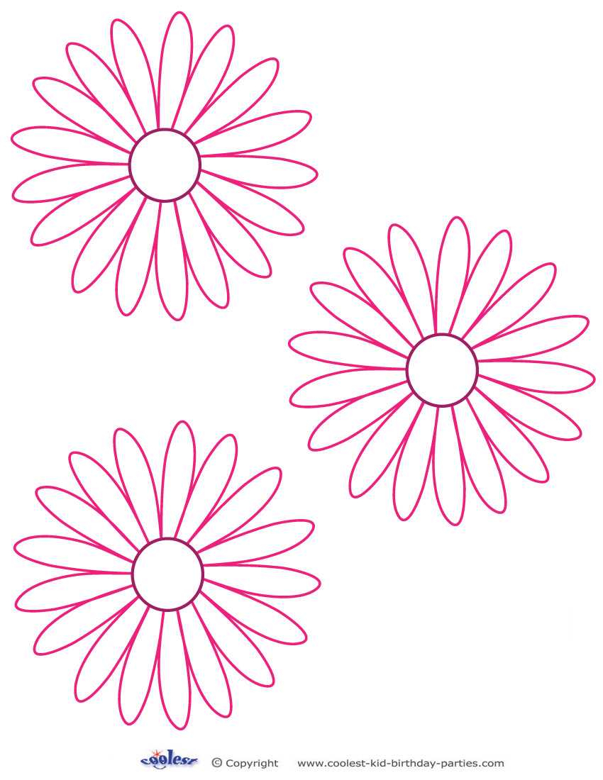 small flower template printable small flower template printable