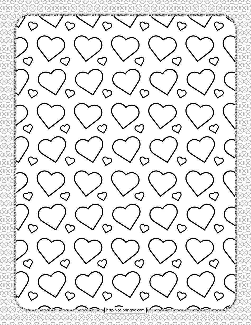 small hearts printable