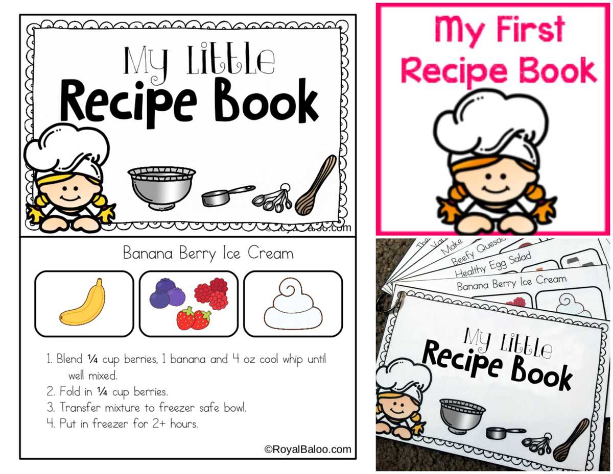 printable recipe book