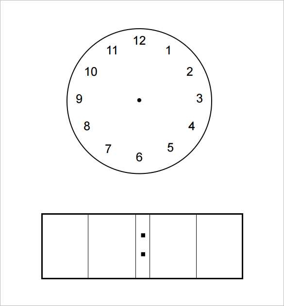 printable clock face with hands printable clock face with hands