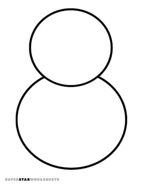 snowman template free printable