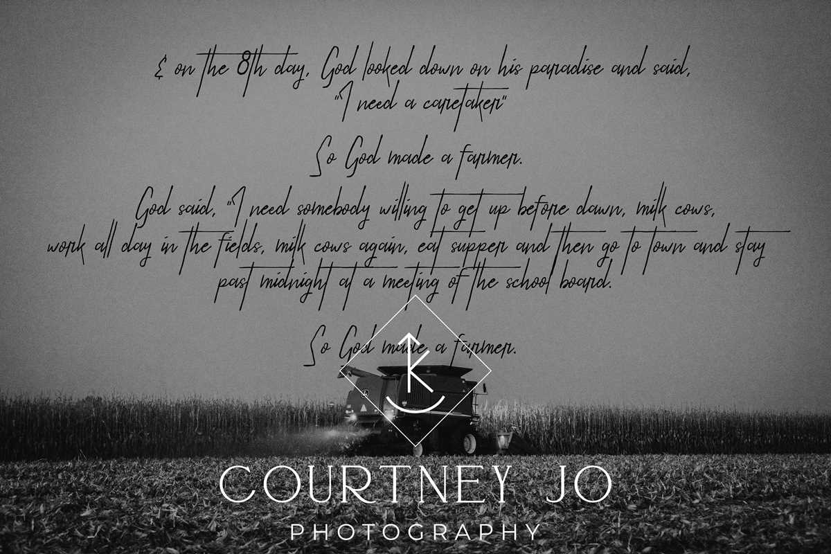 so god made a farmer printable poem