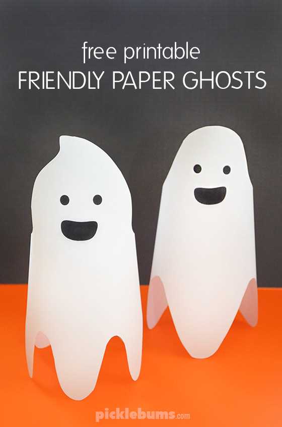 free ghost printables free ghost printables