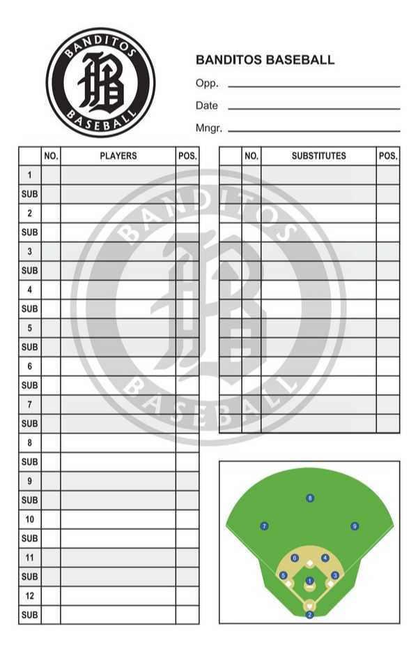 softball lineup printable softball lineup printable