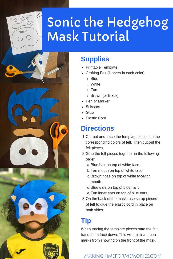 sonic mask printable sonic mask printable