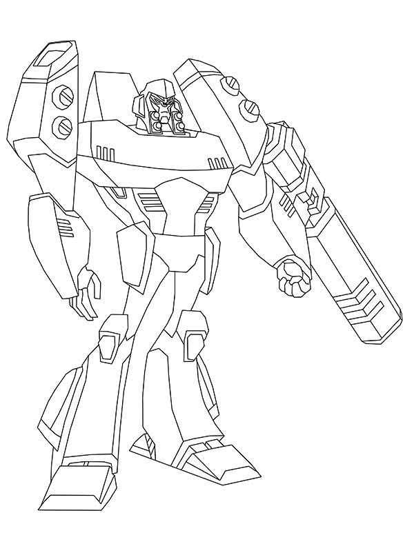 printable megatron coloring pages