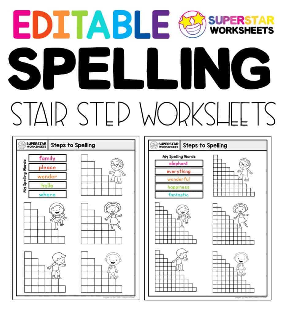 spelling printable worksheets