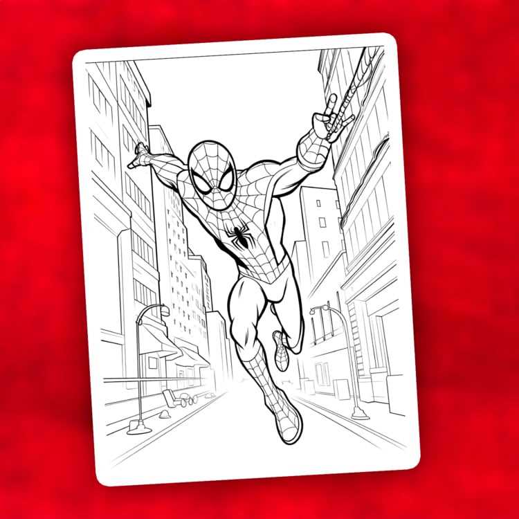 spiderman coloring printable spiderman coloring printable