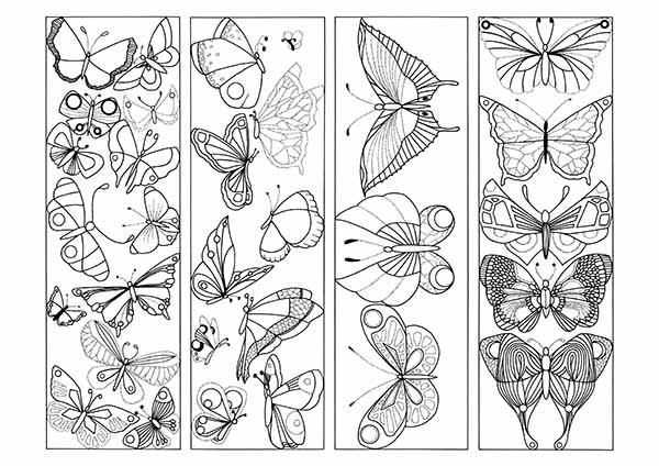 printable butterfly bookmarks printable butterfly bookmarks