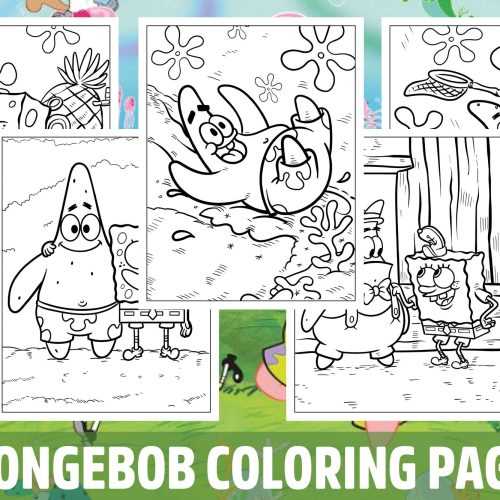 spongebob squarepants coloring pages printable spongebob squarepants coloring pages printable