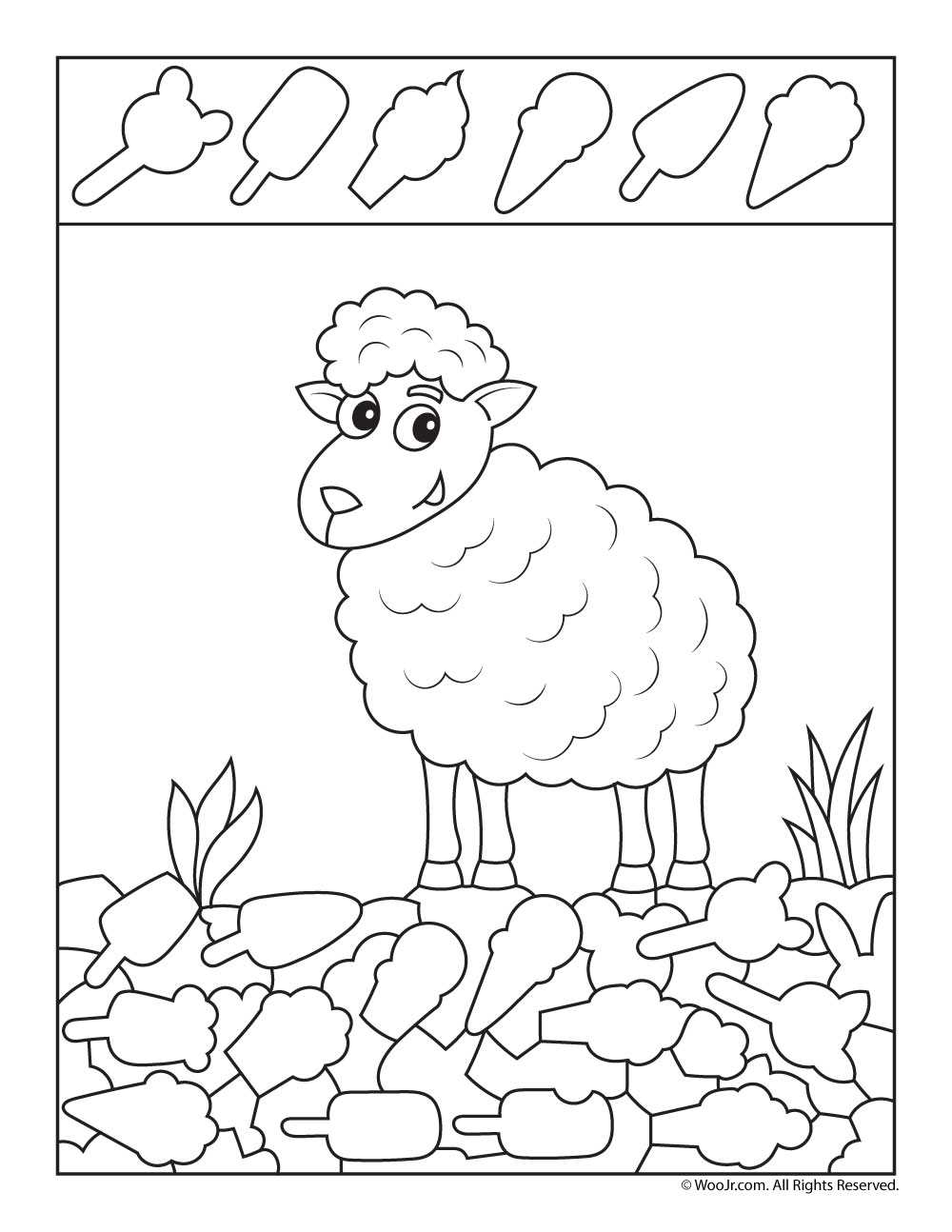 spring hidden pictures printables
