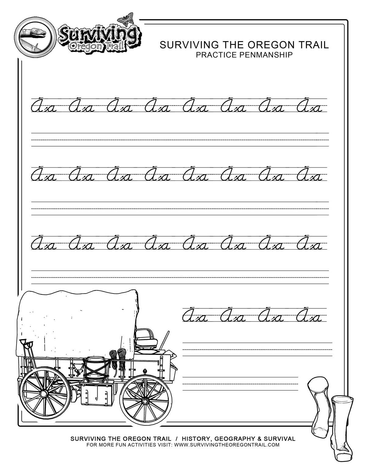 free printable cursive handwriting worksheets