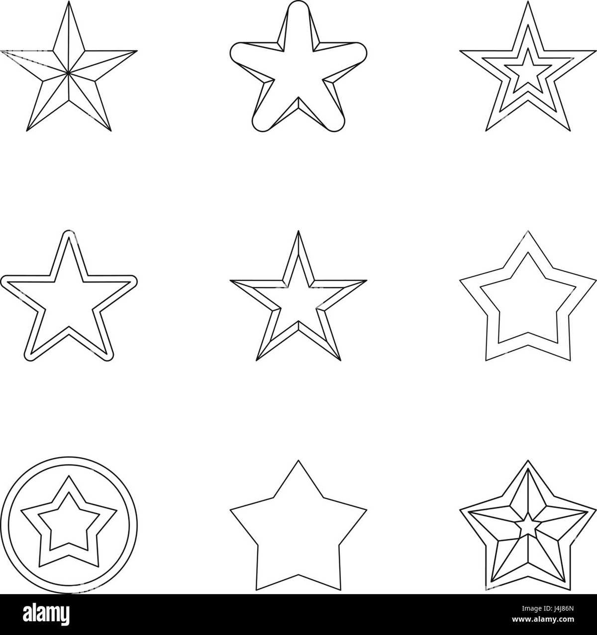 printable five point star printable five point star