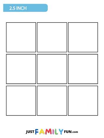 square printable template square printable template