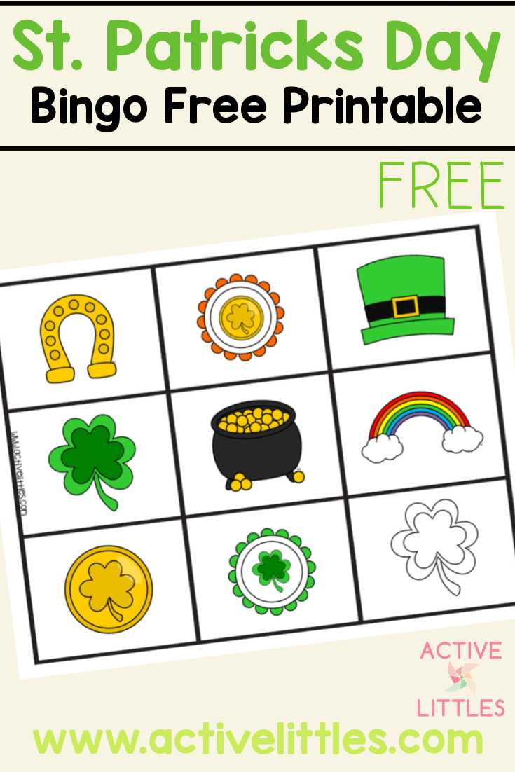 st patricks day bingo free printable st patricks day bingo free printable