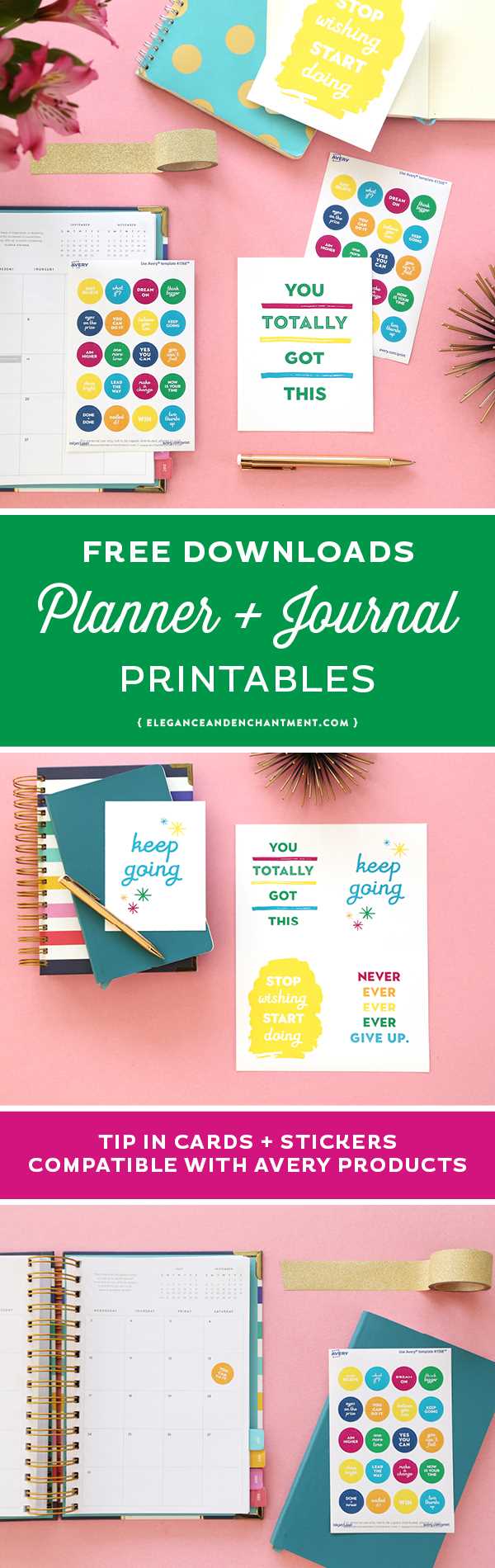 sticker printables for planners